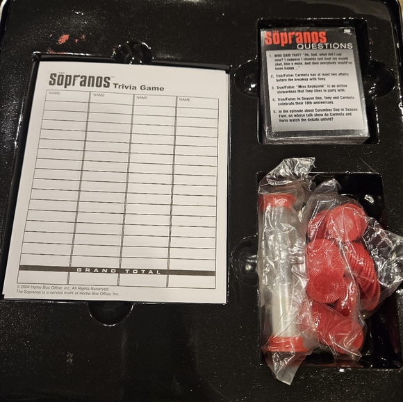 HBO The Sopranos Trivia Game w/Collectible Tin Box - Picture 8 of 16